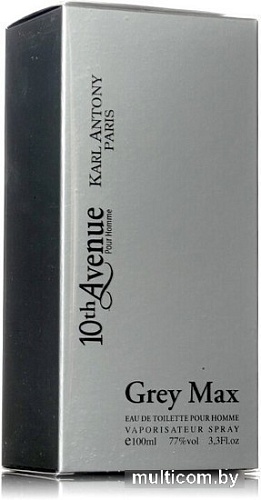 Туалетная вода Jean Jacques Vivier 10th Avenue Grey Max EdT (100 мл)