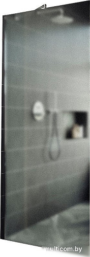Душевая стенка MaybahGlass 89x195 MGD-690-5ш (сатин стекло/хром матовый)