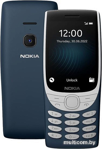 Кнопочный телефон Nokia 8210 4G Dual SIM ТА-1489 (синий)