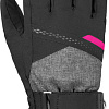 Перчатки Reusch Hannah R-Tex XT 6031213 7771 (р-р 6.5, black/black melange/pink glo)