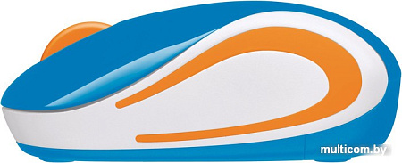 Мышь Logitech Wireless Mini Mouse M187 (голубой) [910-002733]