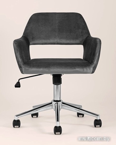 Кресло Stool Group Ross велюр (серый)