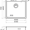 Кухонная мойка Omoikiri Daisen 44-IN (нержавеющая сталь)