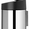 Brabantia Slide Bin 5 л (стальной полированный/черный)