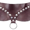 Ошейник БДСМ Арсенал BA67010 (бордовый)