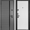 Металлическая дверь Guard MG75 МДФ/МДФ 87х205 левая (серый/белый ясень)