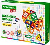 Конструктор BRAUBERG 663847 Kids Magnetic Big Blocks-64