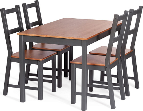 Кухонный стол TetChair Sonata Dining Set (антик/графит)