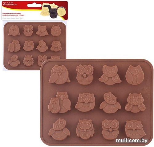 Мини-формочка Мультидом Совы VL80-330