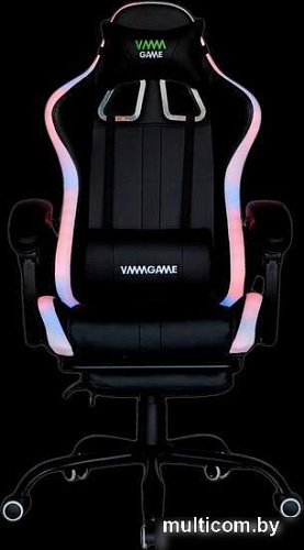 Кресло VMM Game Throne RGB OT-B31RGBWE (черный/белый)