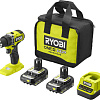 Дрель-шуруповерт Ryobi HP RDD18C-220S 5133004980 (с 2-мя АКБ)