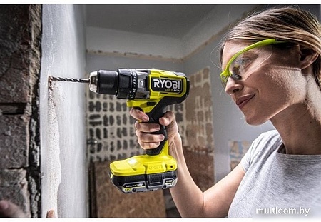 Ударная дрель-шуруповерт Ryobi RPD18X-242S 5133005283 (с 2-мя АКБ 2 Ач+4 Ач, сумка)