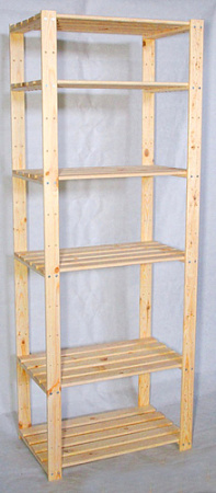 Стеллаж ВудГрупп П6 73.5x41x200