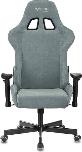 Игровое (геймерское) кресло Zombie Viking knight (Light-28, серо-голубой)