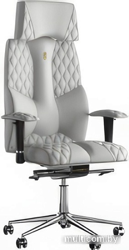 Кресло Kulik System Business Design (экокожа, белый с подголовником)