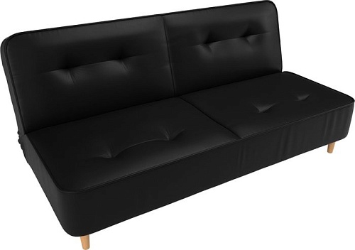 Диван Mebelico Портленд 108757 (БНП, экокожа, черный)