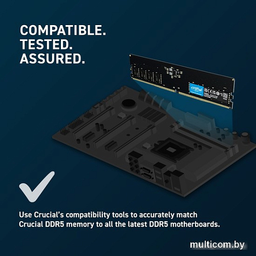 Оперативная память Crucial 16ГБ DDR5 5600 МГц CT16G56C46U5