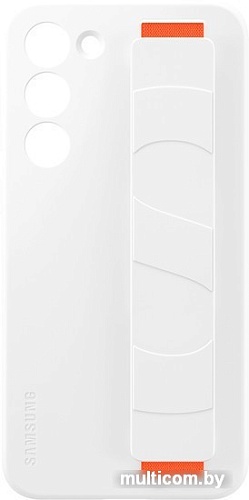 Чехол для телефона Samsung Silicone Grip Case S23+ (белый)