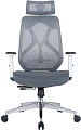 Кресло Norden Имидж Grey YS-0817H(D+T)W (белый пластик/серая сетка)
