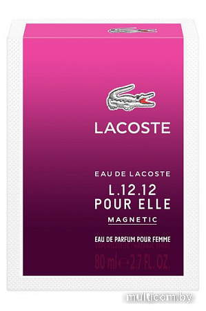 Lacoste L.12.12 Magnetic Pour Elle EdP (80 мл)