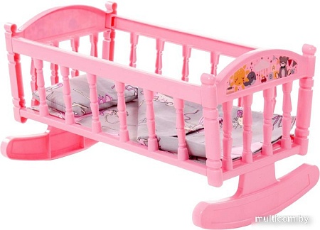 Кроватка для кукол Полесье Кроватка-качалка №4 54446