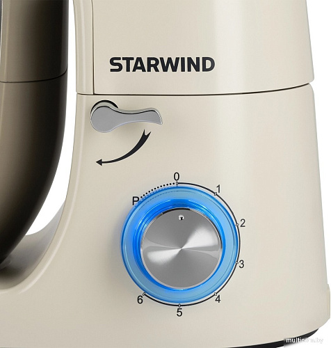 Планетарный миксер StarWind SKM8283 (кремовый)