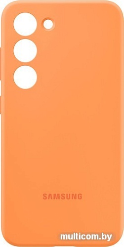 Чехол для телефона Samsung Silicone Case S23 (оранжевый)