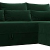 Угловой диван Mebelico Майами 15 114916 (правый, велюр, зеленый)