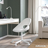 Кресло Ikea Лобергет/Блискэр 393.318.67 (белый)