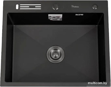 Кухонная мойка Diadonna DS5060BL (с сифоном)