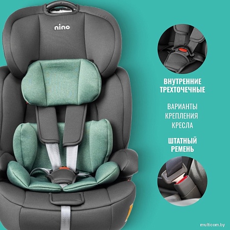 Детское автокресло Nino Simple ZY10 (зеленый/серый)