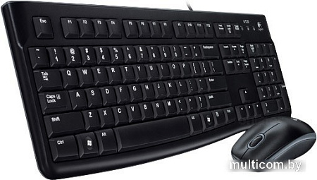 Клавиатура + мышь Logitech MK120 (нет кириллицы)