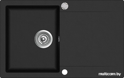 Кухонная мойка Aquasanita Cuba SQC101AW (black metallic 601)