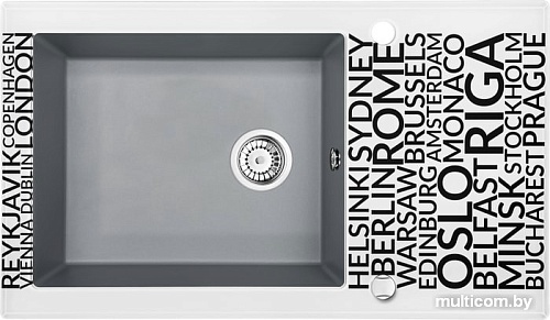 Кухонная мойка Deante Capella ZSC SA2C (серый металлик)