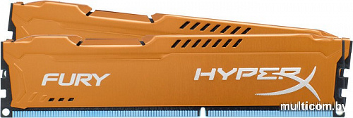 Оперативная память Kingston HyperX Fury Blue 2x8GB KIT DDR3 PC3-14900 (HX318C10FK2/16)