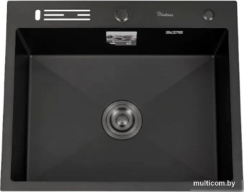Кухонная мойка Diadonna DS5060BL (с сифоном)