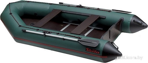 Моторно-гребная лодка Leader Boats Тайга-340 киль 0062872 (зеленый)