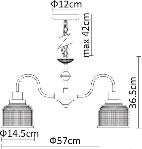 Подвесная люстра Arte Lamp Ricardo A9186LM-5CC