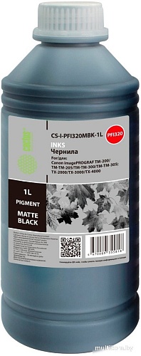 Чернила CACTUS CS-I-PFI320MBK-1L