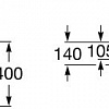 Умывальник Roca Khroma 75x40 (327655000)