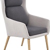 Стул-кресло Halmar Purio (светло-серый/темно-серый)