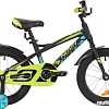 Детский велосипед Novatrack Tornado 16 (черный/желтый, 2019)