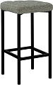 Табурет Woodville Лофт (графит/черный матовый)
