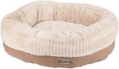Лежак Scruffs Ellen круглый 75 см (бежевый)