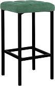 Табурет Woodville Лофт (изумруд/черный матовый)