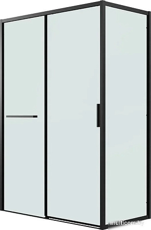 Душевая стенка Grossman Style 90x195 200.K33.05.90.21.00 (черный матовый, стекло прозрачное)
