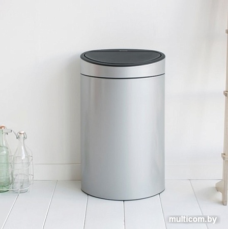 Brabantia Touch Bin 40 л (серый металлик)
