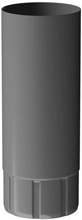 Кровля Docke Stal Premium Труба водосточная D90 3 м (графит 7024)