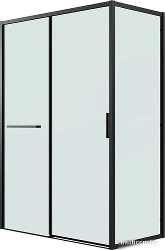 Душевая стенка Grossman Style 90x195 200.K33.05.90.21.00 (черный матовый, стекло прозрачное)