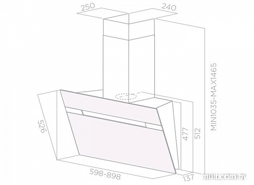 Кухонная вытяжка Elica Stripe BL/A/60/LX (PRF0100990)